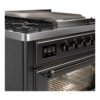 ILVE UM09F Majestic II 36 inch Dual Fuel Range with 6 Burners, Griddle