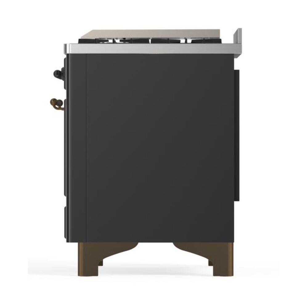 ILVE UM09F Majestic II 36 inch Dual Fuel Range with 6 Burners, Griddle