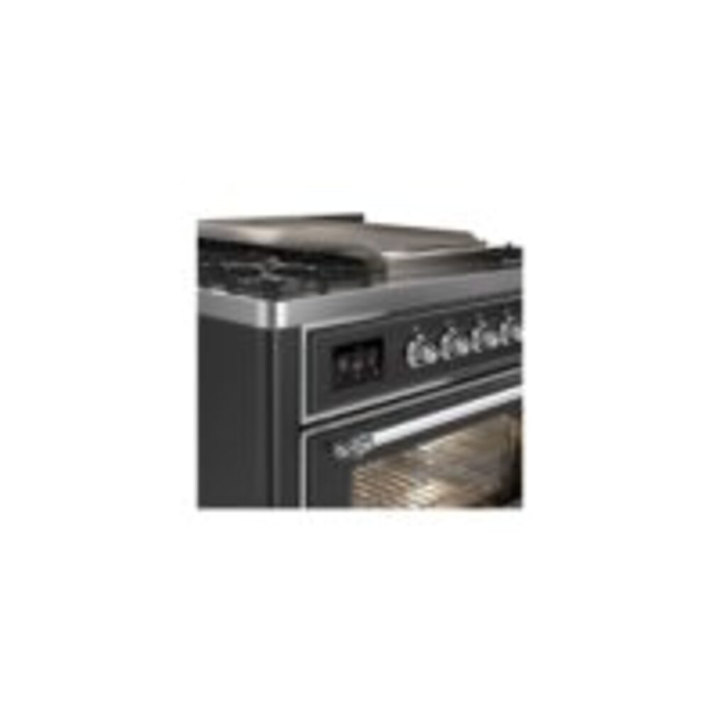 ILVE UM09F Majestic II 36 inch Dual Fuel Range with 6 Burners, Griddle