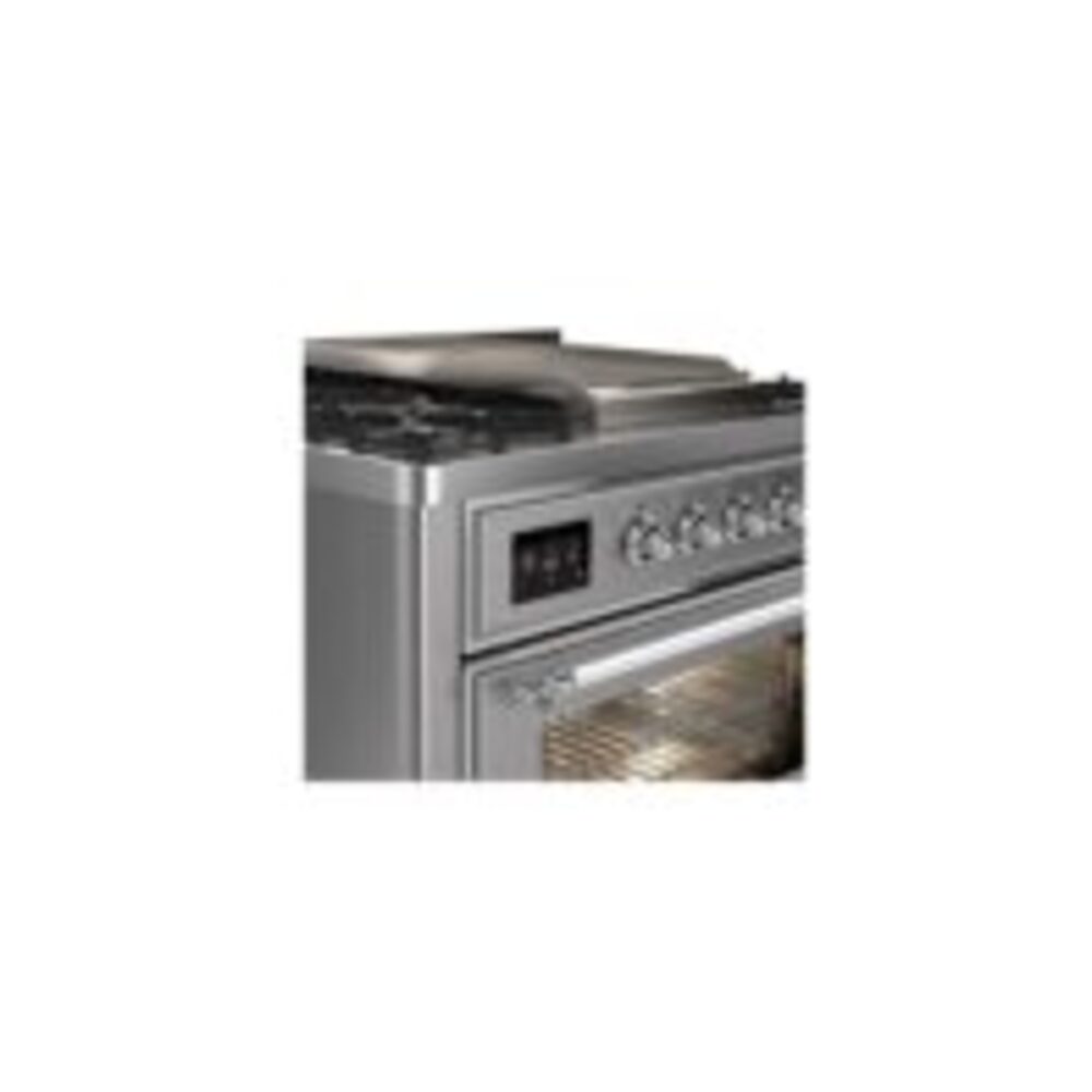 ILVE UM09F Majestic II 36 inch Dual Fuel Range with 6 Burners, Griddle