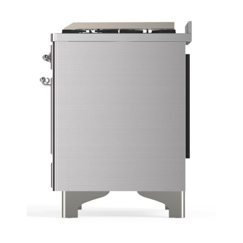 ILVE UM09F Majestic II 36 inch Dual Fuel Range with 6 Burners, Griddle