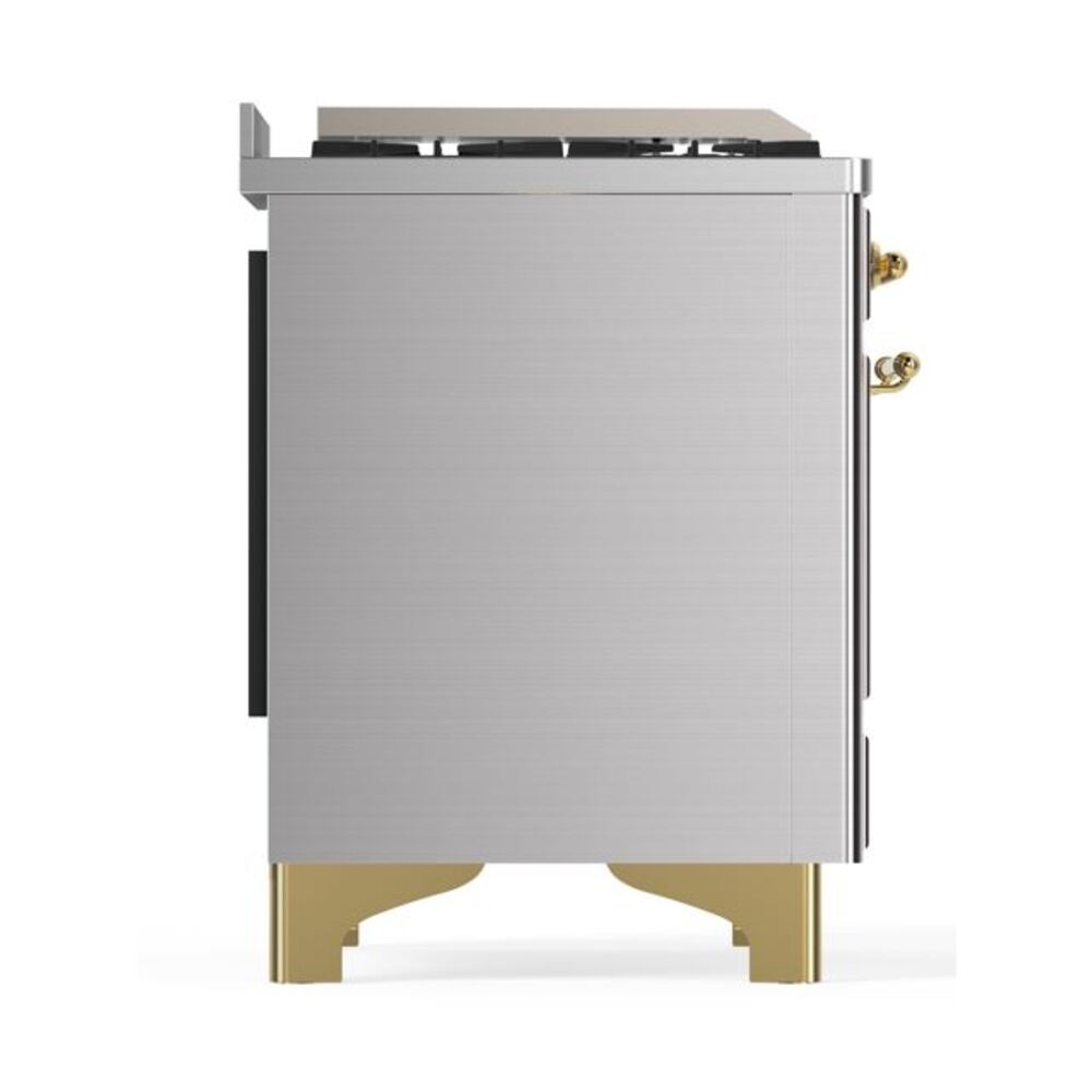 ILVE UM09F Majestic II 36 inch Dual Fuel Range with 6 Burners, Griddle