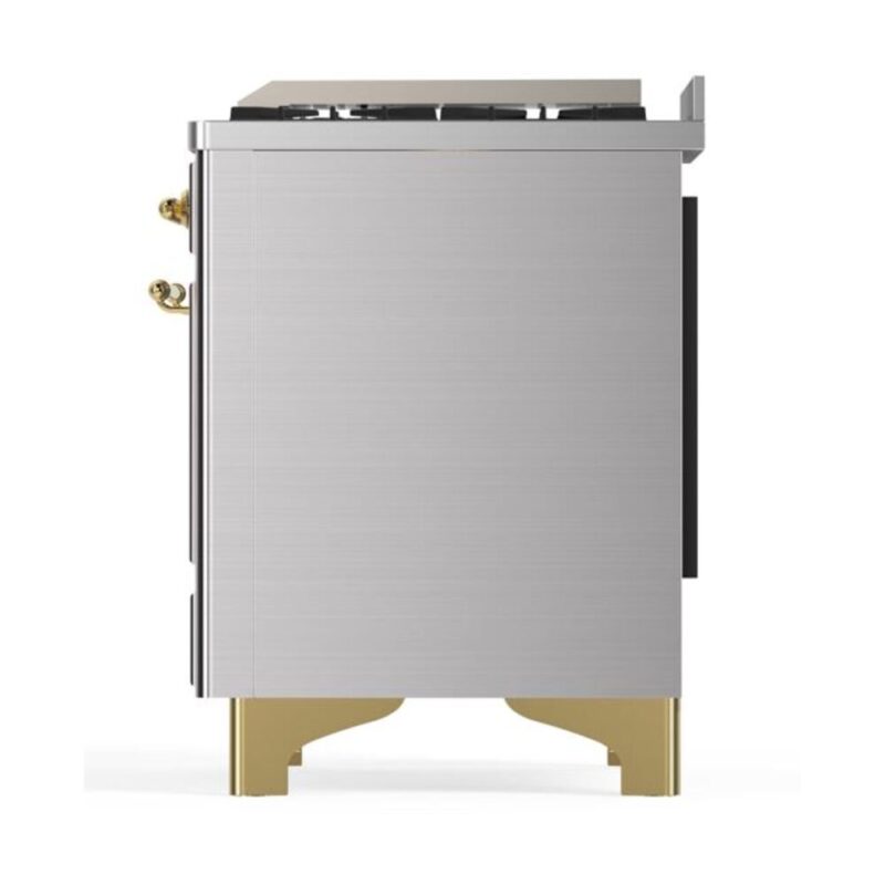 ILVE UM09F Majestic II 36 inch Dual Fuel Range with 6 Burners, Griddle