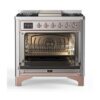 ILVE UM09F Majestic II 36 inch Dual Fuel Range with 6 Burners, Griddle