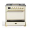 ILVE UM09F Majestic II 36 inch Dual Fuel Range with 6 Burners, Griddle