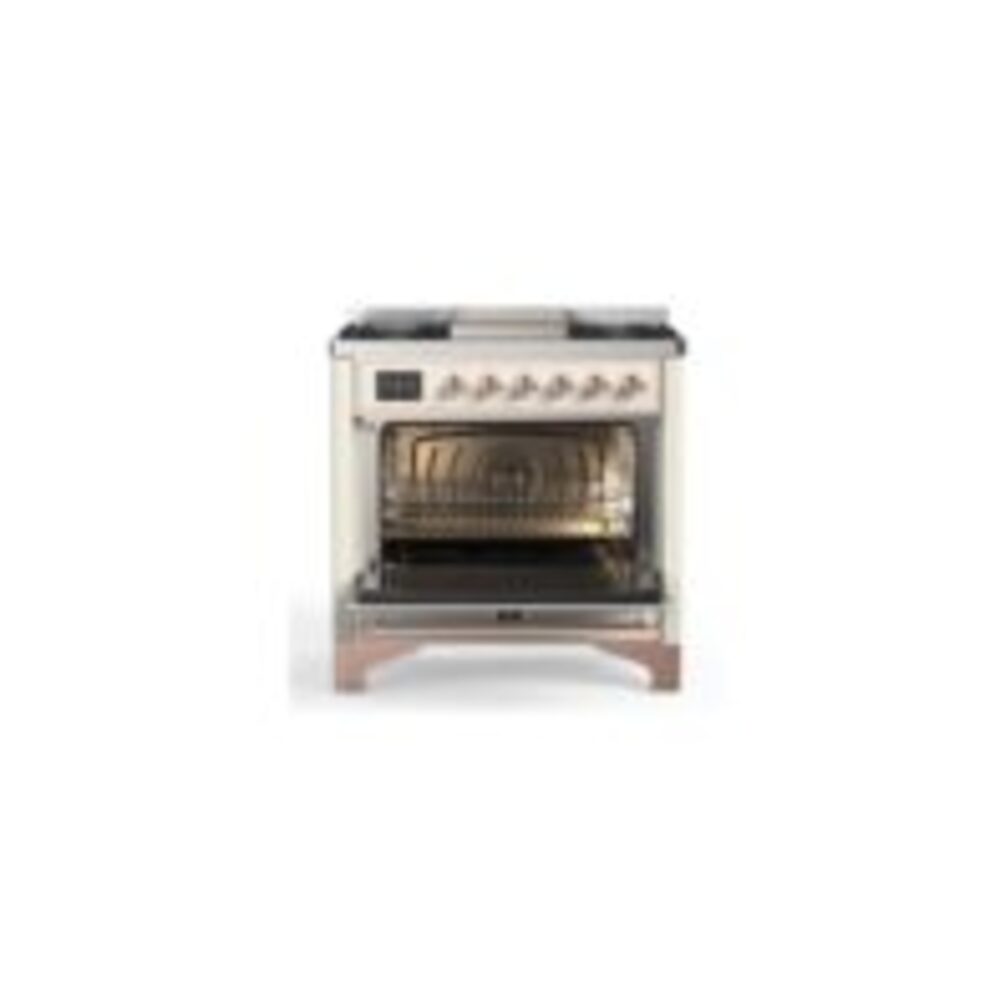 ILVE UM09F Majestic II 36 inch Dual Fuel Range with 6 Burners, Griddle