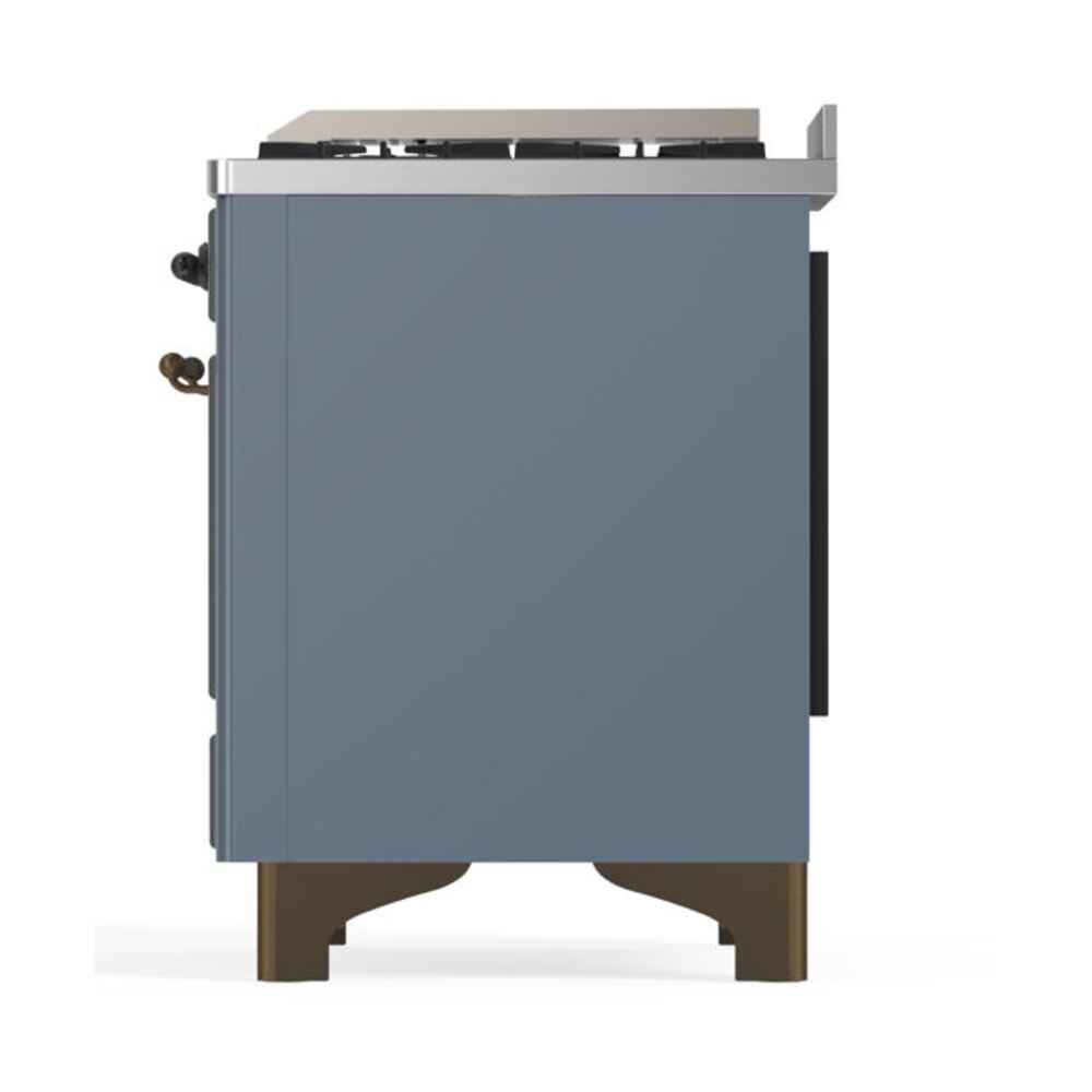 ILVE UM09F Majestic II 36 inch Dual Fuel Range with 6 Burners, Griddle