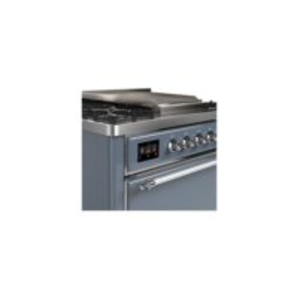 ILVE UM09F Majestic II 36 inch Dual Fuel Range with 6 Burners, Griddle