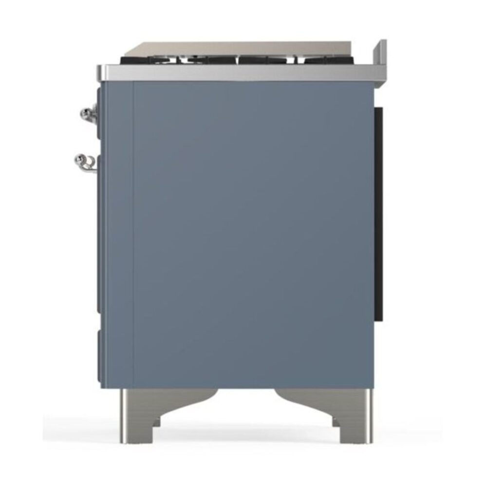 ILVE UM09F Majestic II 36 inch Dual Fuel Range with 6 Burners, Griddle