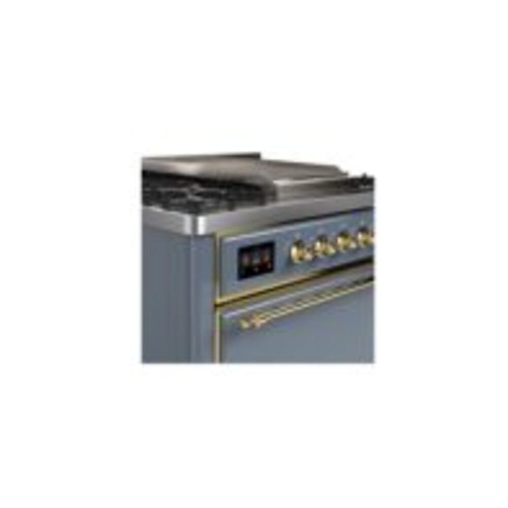 ILVE UM09F Majestic II 36 inch Dual Fuel Range with 6 Burners, Griddle