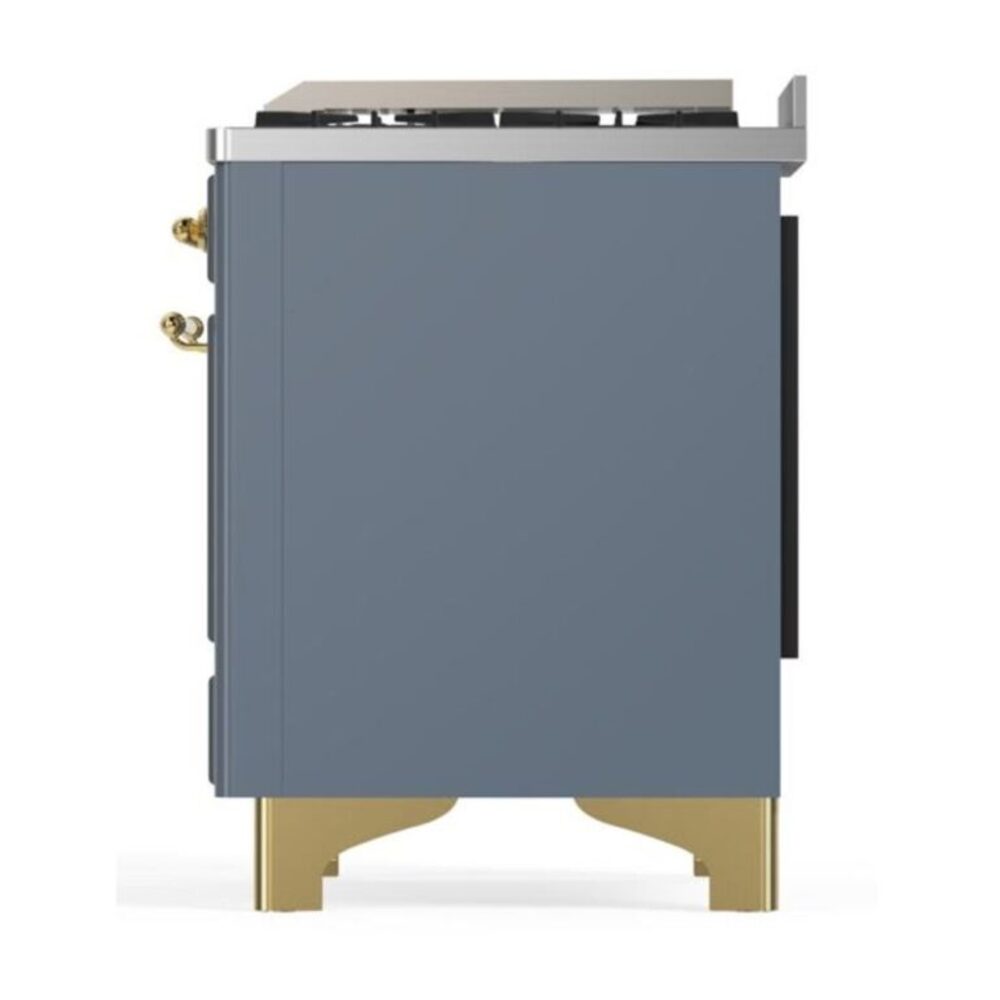 ILVE UM09F Majestic II 36 inch Dual Fuel Range with 6 Burners, Griddle
