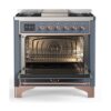 ILVE UM09F Majestic II 36 inch Dual Fuel Range with 6 Burners, Griddle