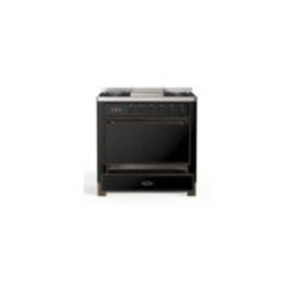ILVE UM09F Majestic II 36 inch Dual Fuel Range with 6 Burners, Griddle