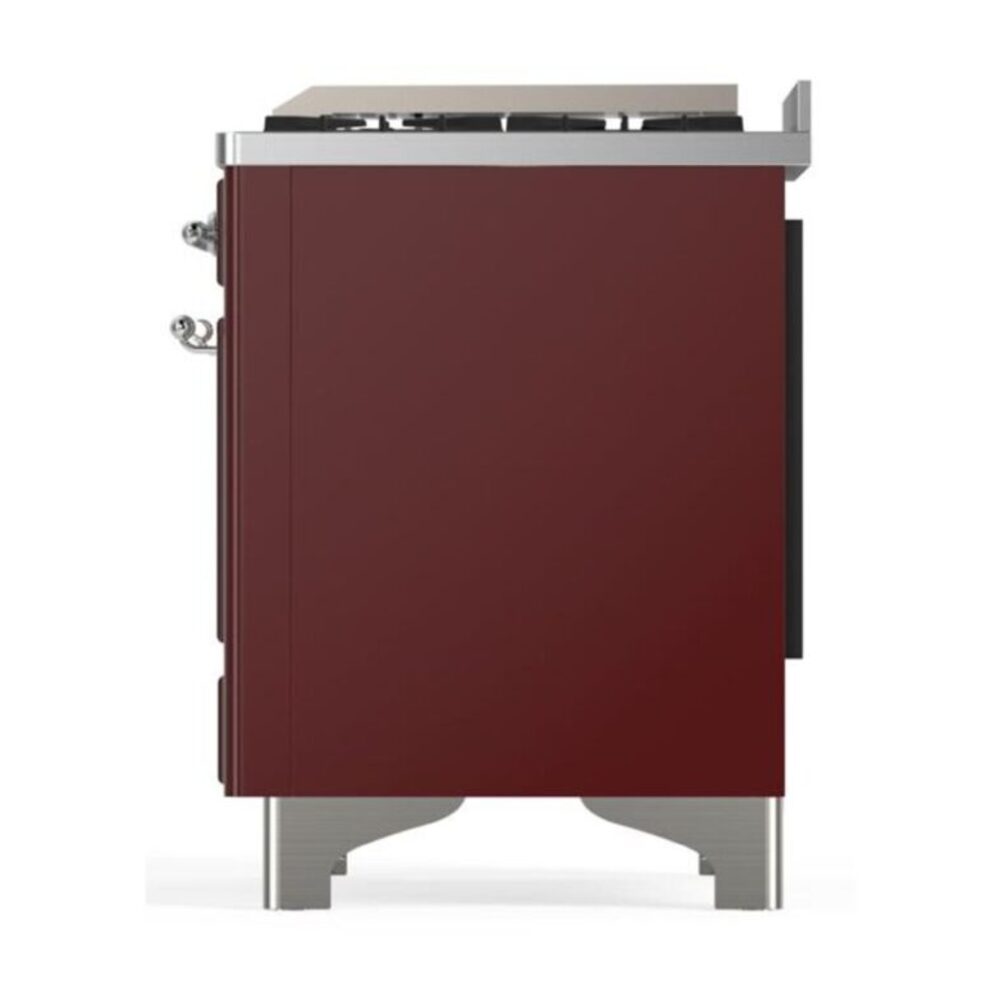 ILVE UM09F Majestic II 36 inch Dual Fuel Range with 6 Burners, Griddle