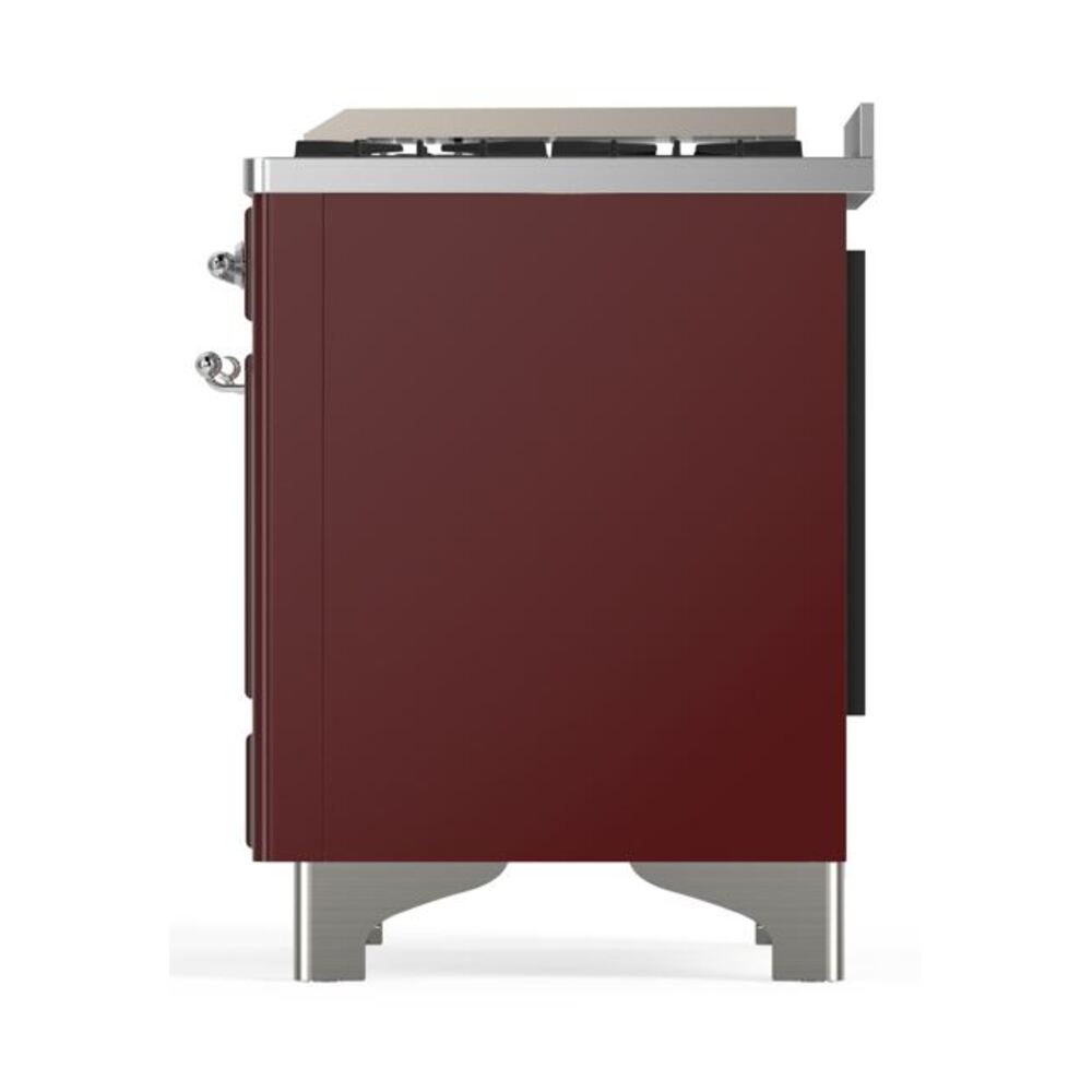 ILVE UM09F Majestic II 36 inch Dual Fuel Range with 6 Burners, Griddle