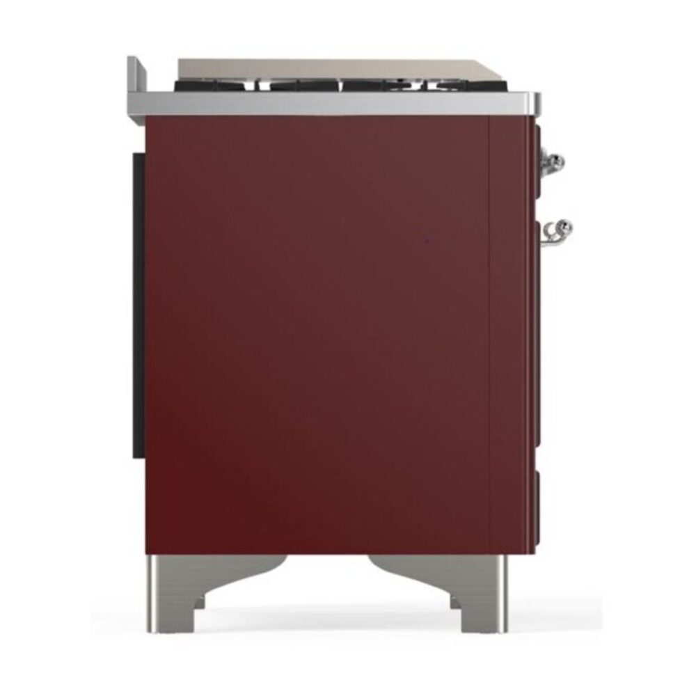 ILVE UM09F Majestic II 36 inch Dual Fuel Range with 6 Burners, Griddle
