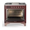 ILVE UM09F Majestic II 36 inch Dual Fuel Range with 6 Burners, Griddle