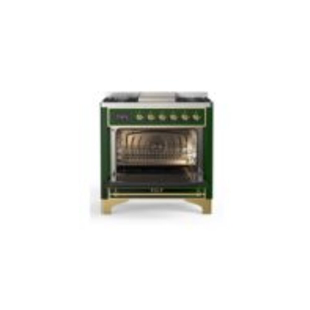 ILVE UM09F Majestic II 36 inch Dual Fuel Range with 6 Burners, Griddle