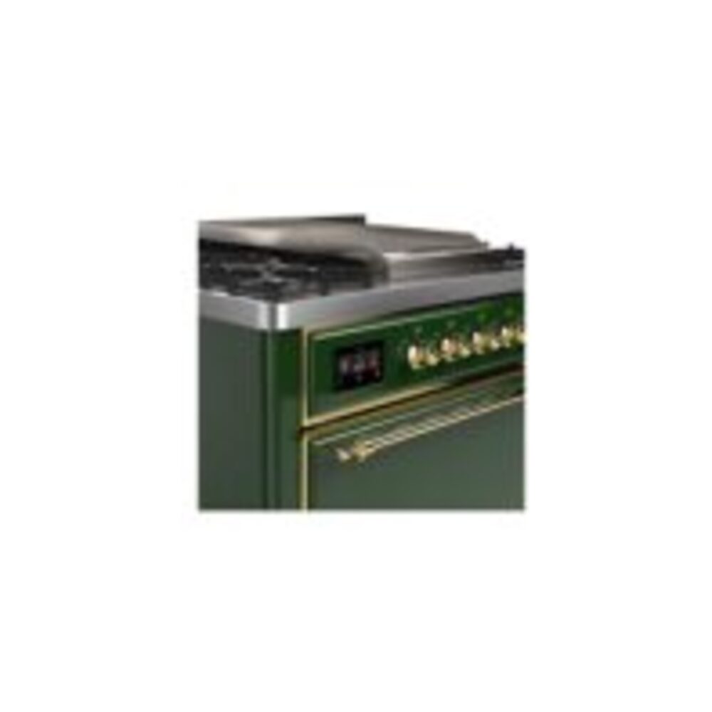 ILVE UM09F Majestic II 36 inch Dual Fuel Range with 6 Burners, Griddle