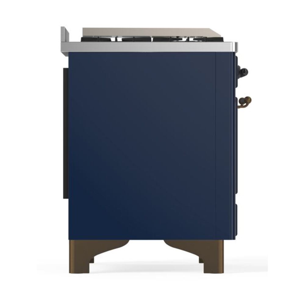 ILVE UM09F Majestic II 36 inch Dual Fuel Range with 6 Burners, Griddle