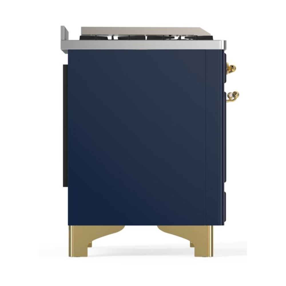 ILVE UM09F Majestic II 36 inch Dual Fuel Range with 6 Burners, Griddle