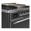 ILVE UM09F Majestic II 36 inch Dual Fuel Range with 6 Burners, Griddle