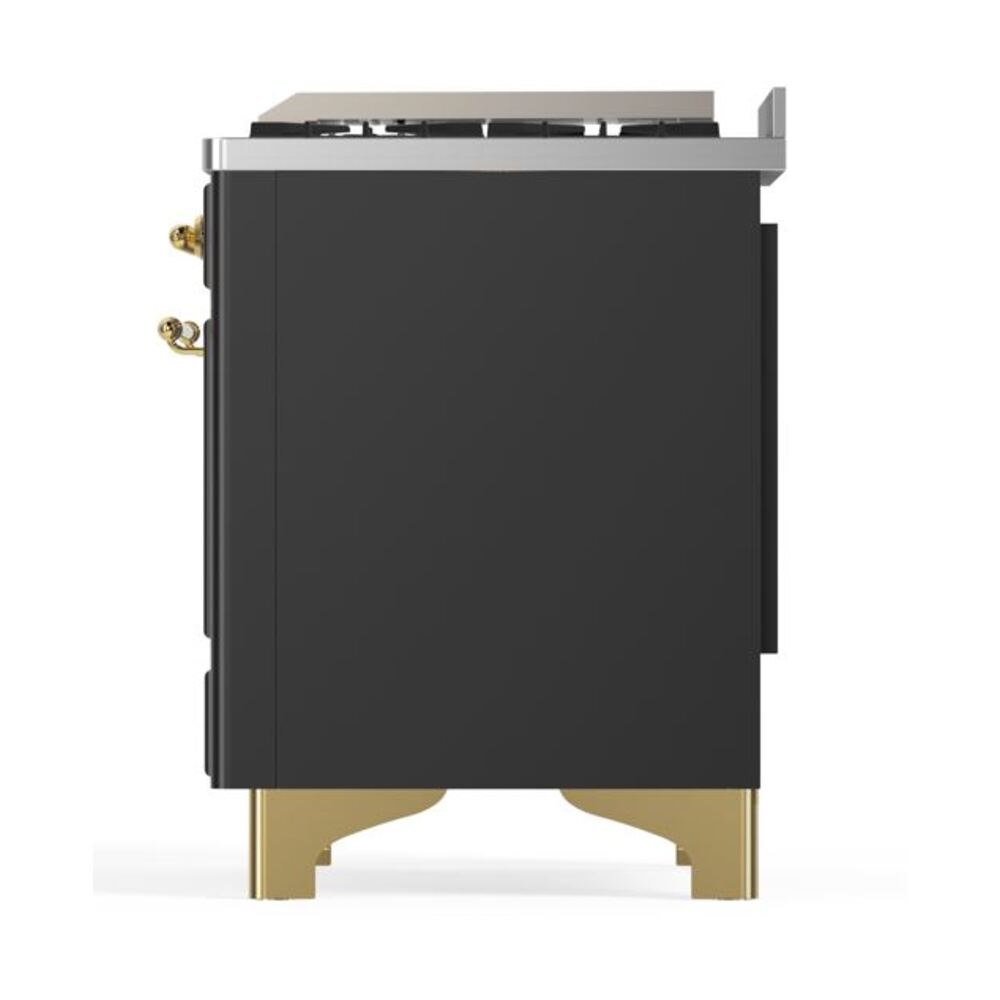 ILVE UM09F Majestic II 36 inch Dual Fuel Range with 6 Burners, Griddle