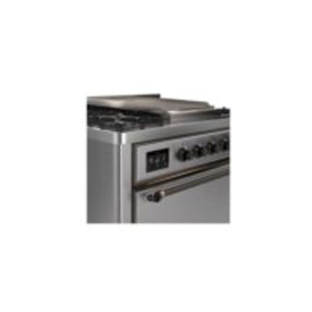 ILVE UM09F Majestic II 36 inch Dual Fuel Range with 6 Burners, Griddle