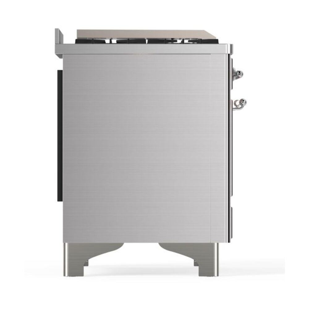 ILVE UM09F Majestic II 36 inch Dual Fuel Range with 6 Burners, Griddle