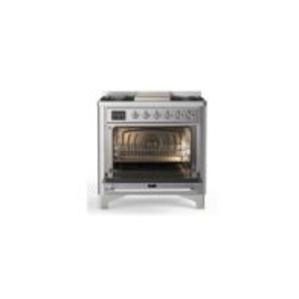 ILVE UM09F Majestic II 36 inch Dual Fuel Range with 6 Burners, Griddle