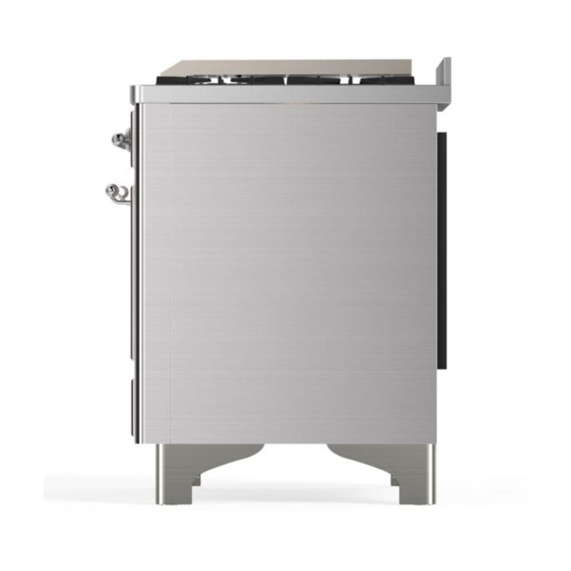 ILVE UM09F Majestic II 36 inch Dual Fuel Range with 6 Burners, Griddle