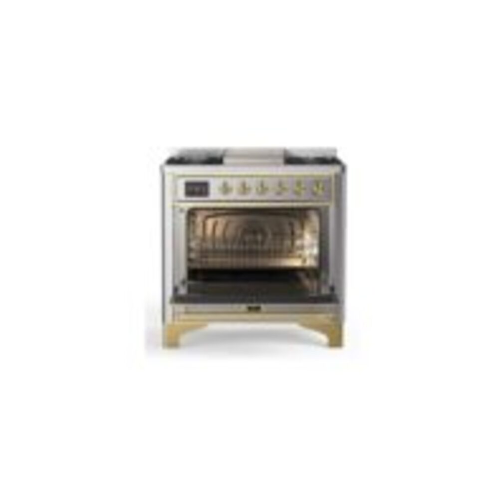 ILVE UM09F Majestic II 36 inch Dual Fuel Range with 6 Burners, Griddle