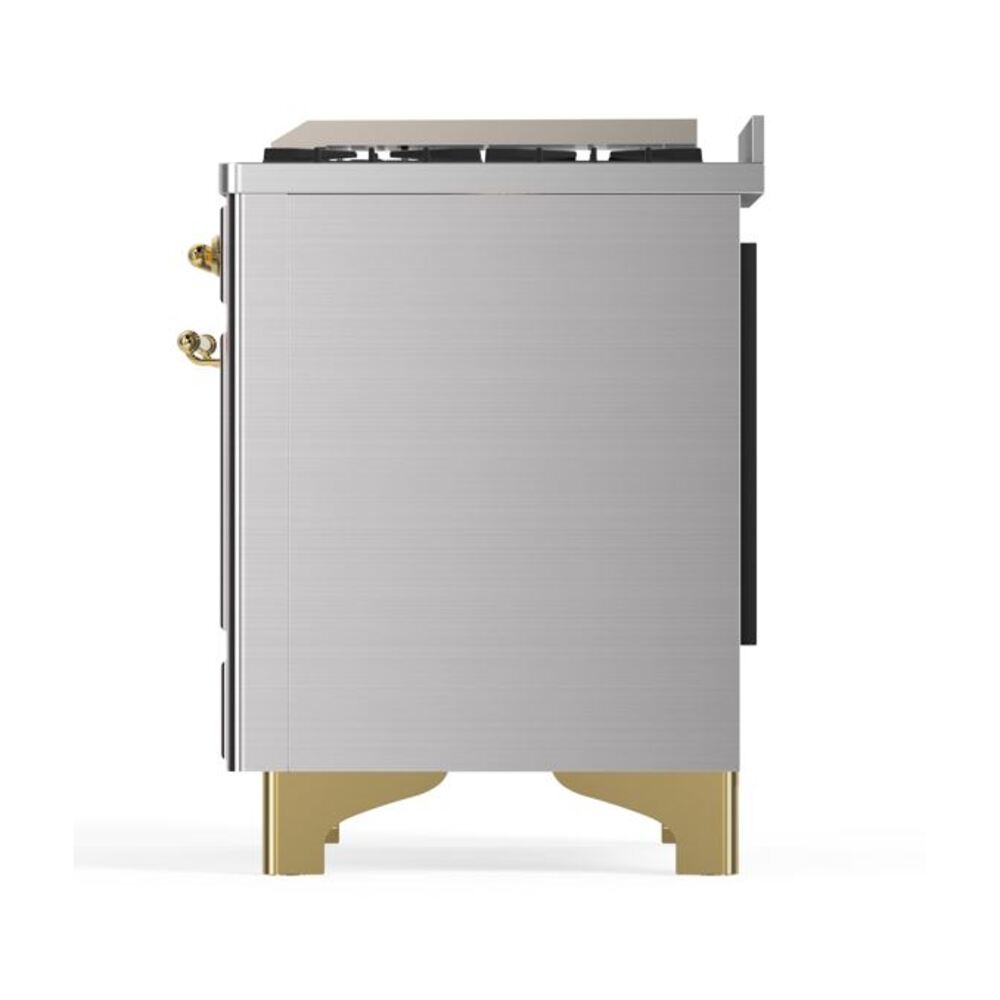 ILVE UM09F Majestic II 36 inch Dual Fuel Range with 6 Burners, Griddle