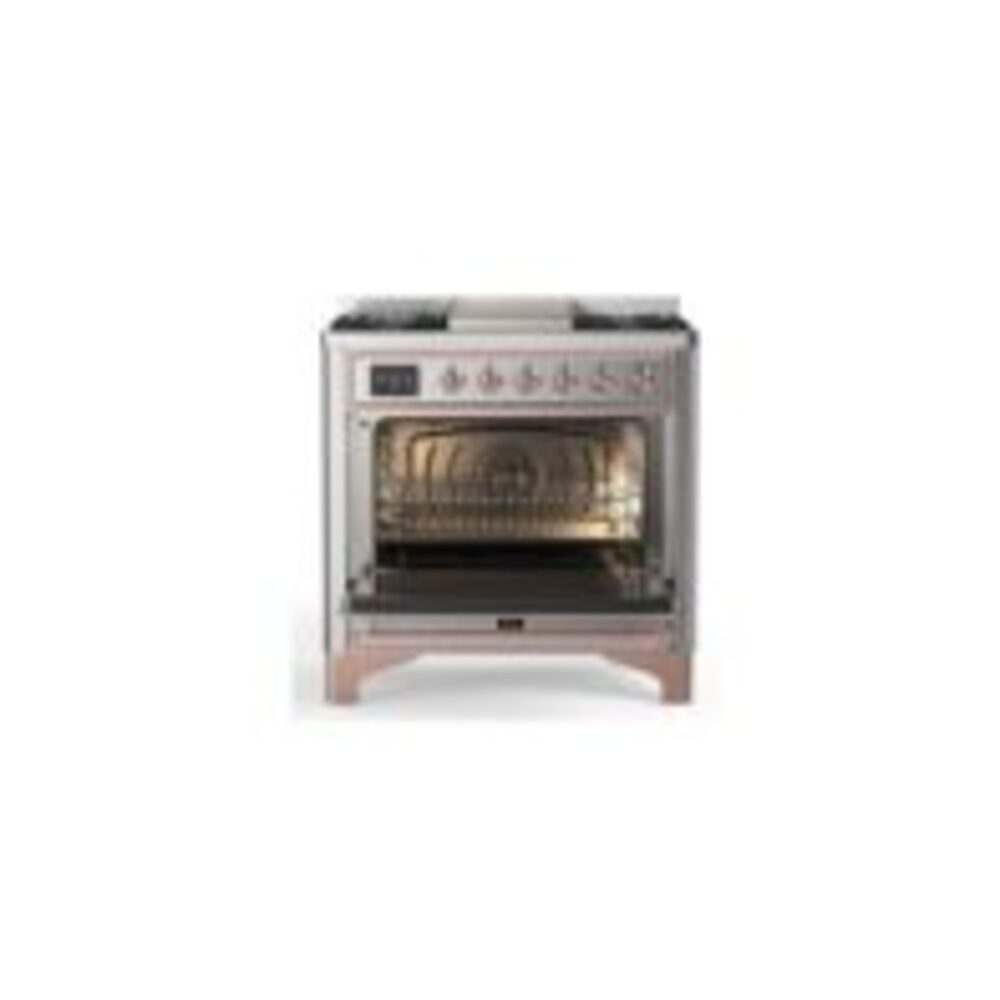 ILVE UM09F Majestic II 36 inch Dual Fuel Range with 6 Burners, Griddle