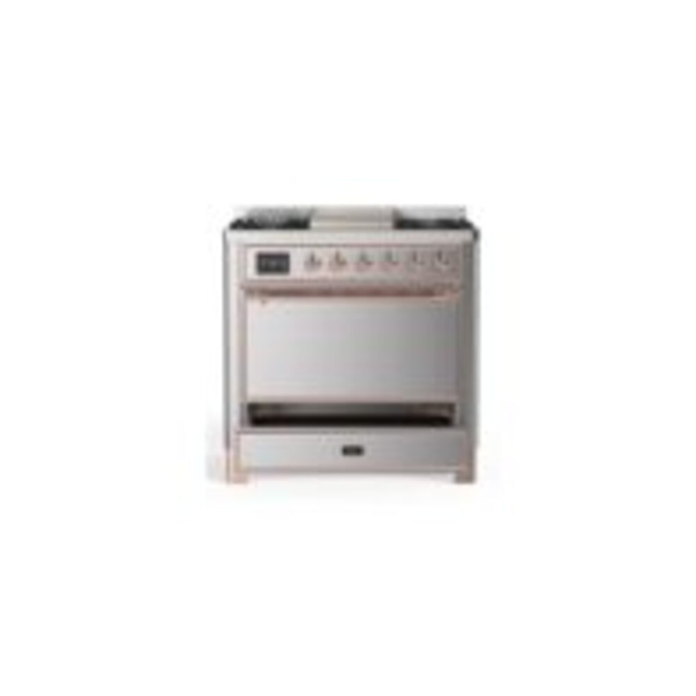 ILVE UM09F Majestic II 36 inch Dual Fuel Range with 6 Burners, Griddle