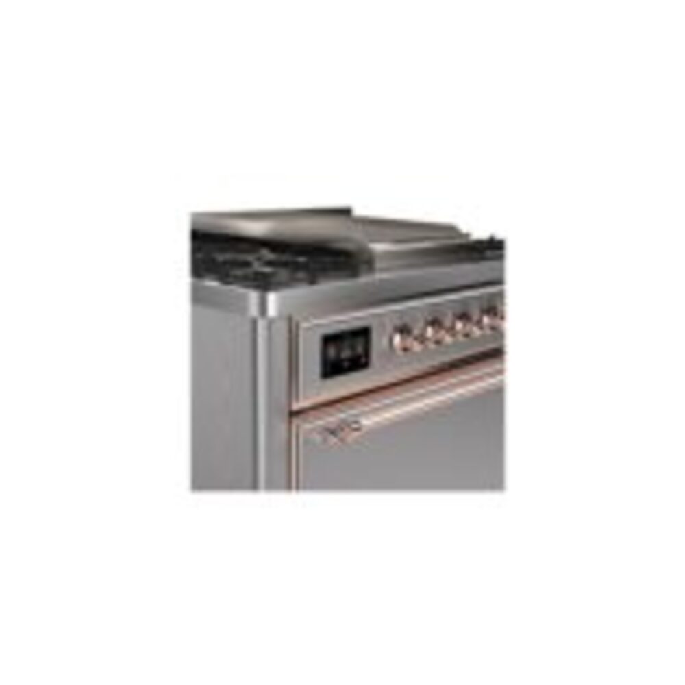 ILVE UM09F Majestic II 36 inch Dual Fuel Range with 6 Burners, Griddle