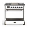 ILVE UM09F Majestic II 36 inch Dual Fuel Range with 6 Burners, Griddle