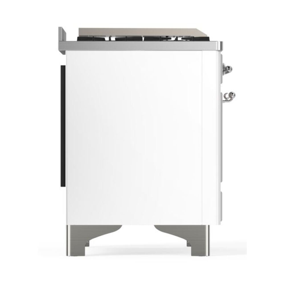 ILVE UM09F Majestic II 36 inch Dual Fuel Range with 6 Burners, Griddle