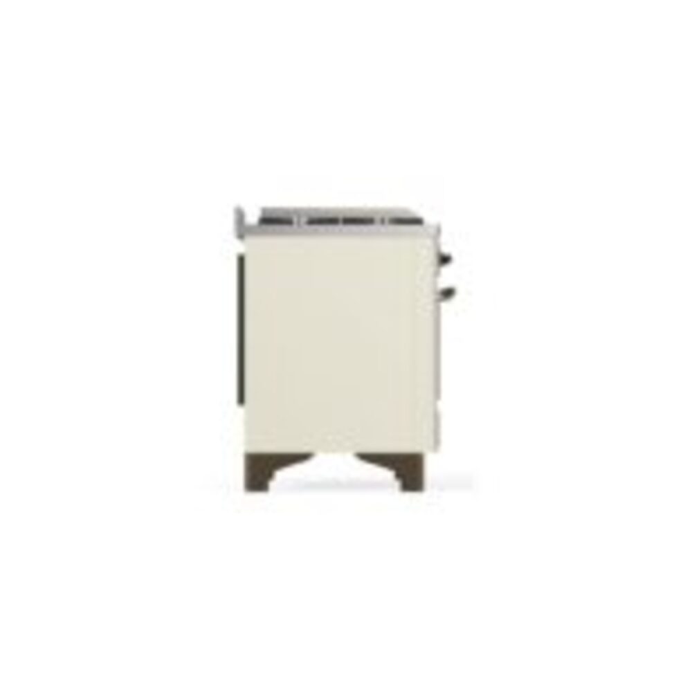 ILVE_UM12FDNS3AWBLP_Majestic_II_48"_Dual_Fuel_Range_Left_Angle