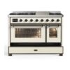ILVE UM12F Majestic II 48 inch Dual Fuel Range with 8 Burners, Griddle
