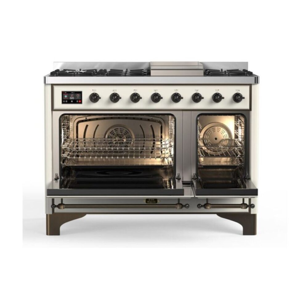 ILVE_UM12FDNS3AWB_Majestic_II_48_Dual_Fuel_Range_Front_View
