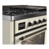 ILVE UM12F Majestic II 48 inch Dual Fuel Range with 8 Burners, Griddle