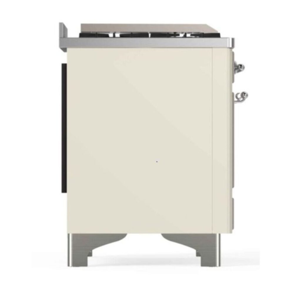 ILVE_UM12FDNS3AWCLP_Majestic_II_48"_Dual_Fuel_Range_Left_Angle