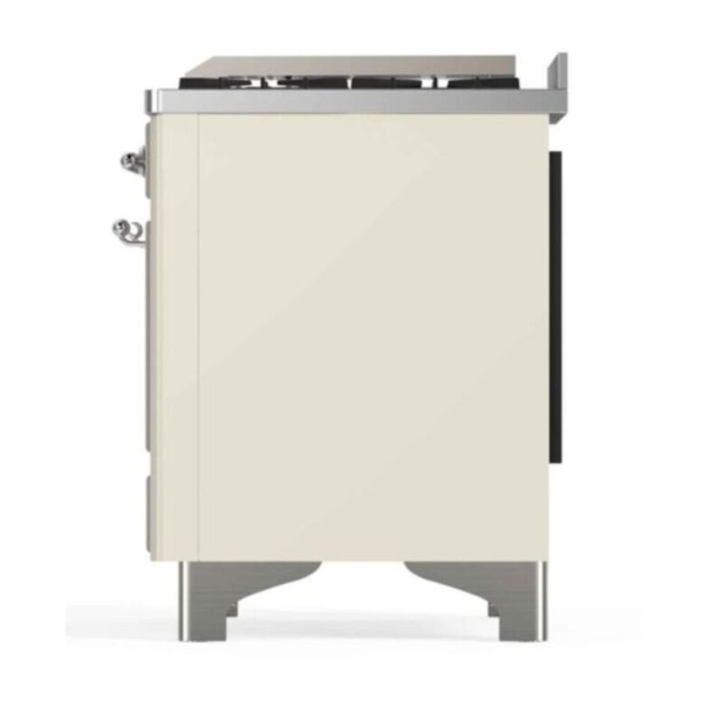 ILVE_UM12FDNS3AWCLP_Majestic_II_48"_Dual_Fuel_Range_Right_Angle