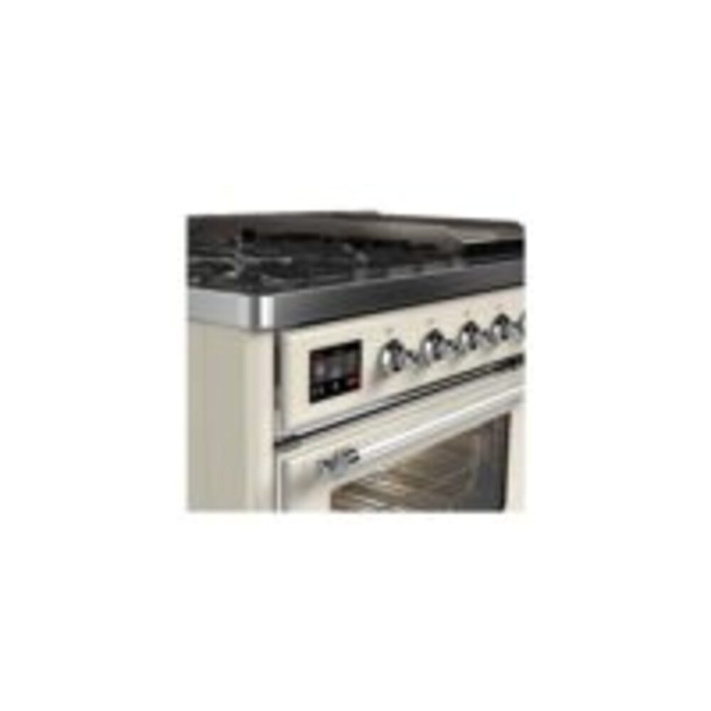 ILVE UM12F Majestic II 48 inch Dual Fuel Range with 8 Burners, Griddle