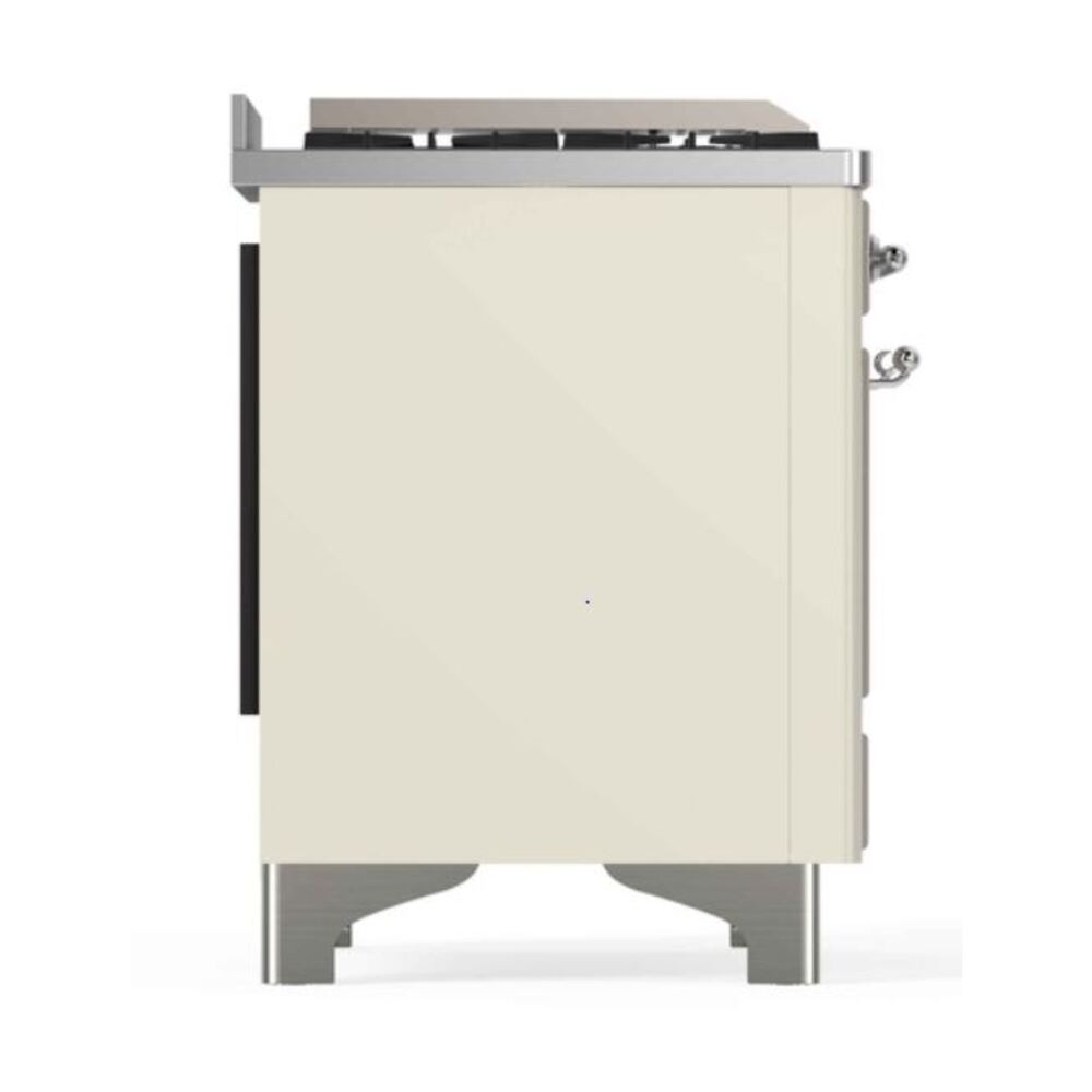 ILVE_UM12FDNS3AWC_Majestic_II_48_Dual_Fuel_Range_Left_Angle