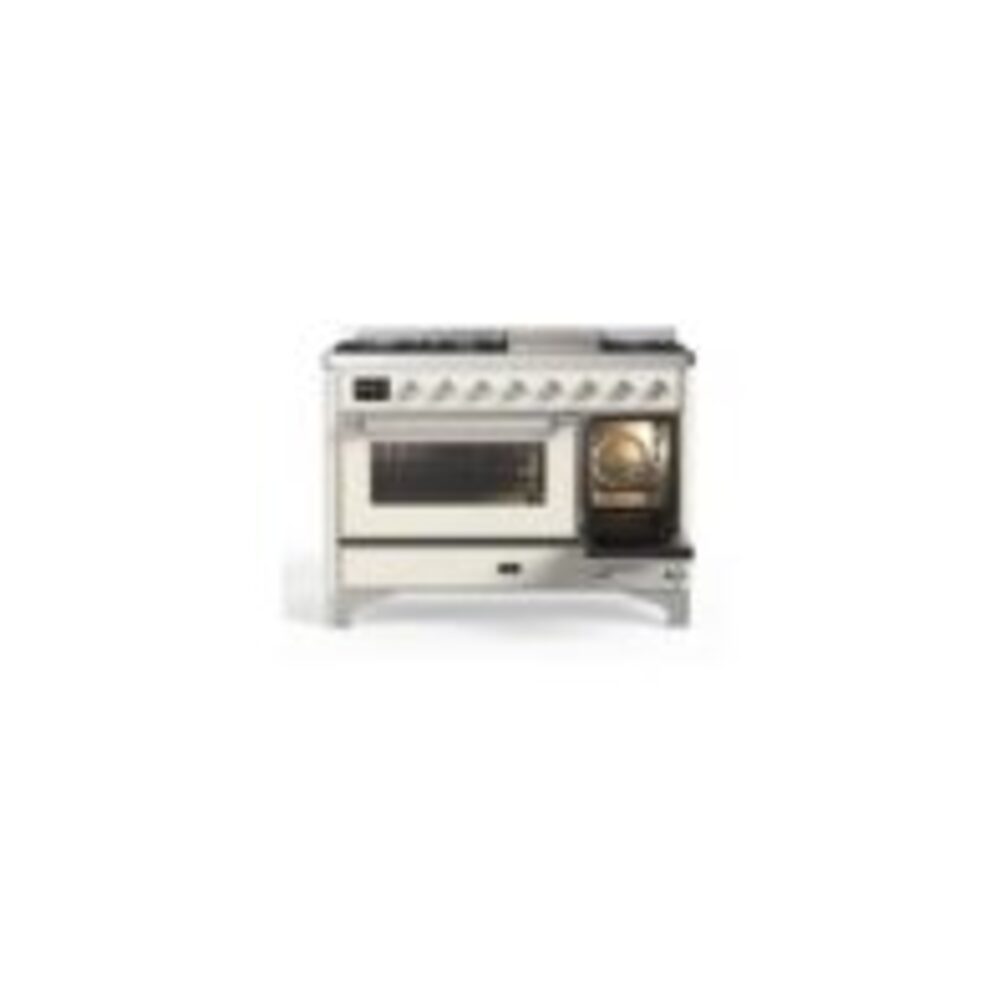ILVE UM12F Majestic II 48 inch Dual Fuel Range with 8 Burners, Griddle
