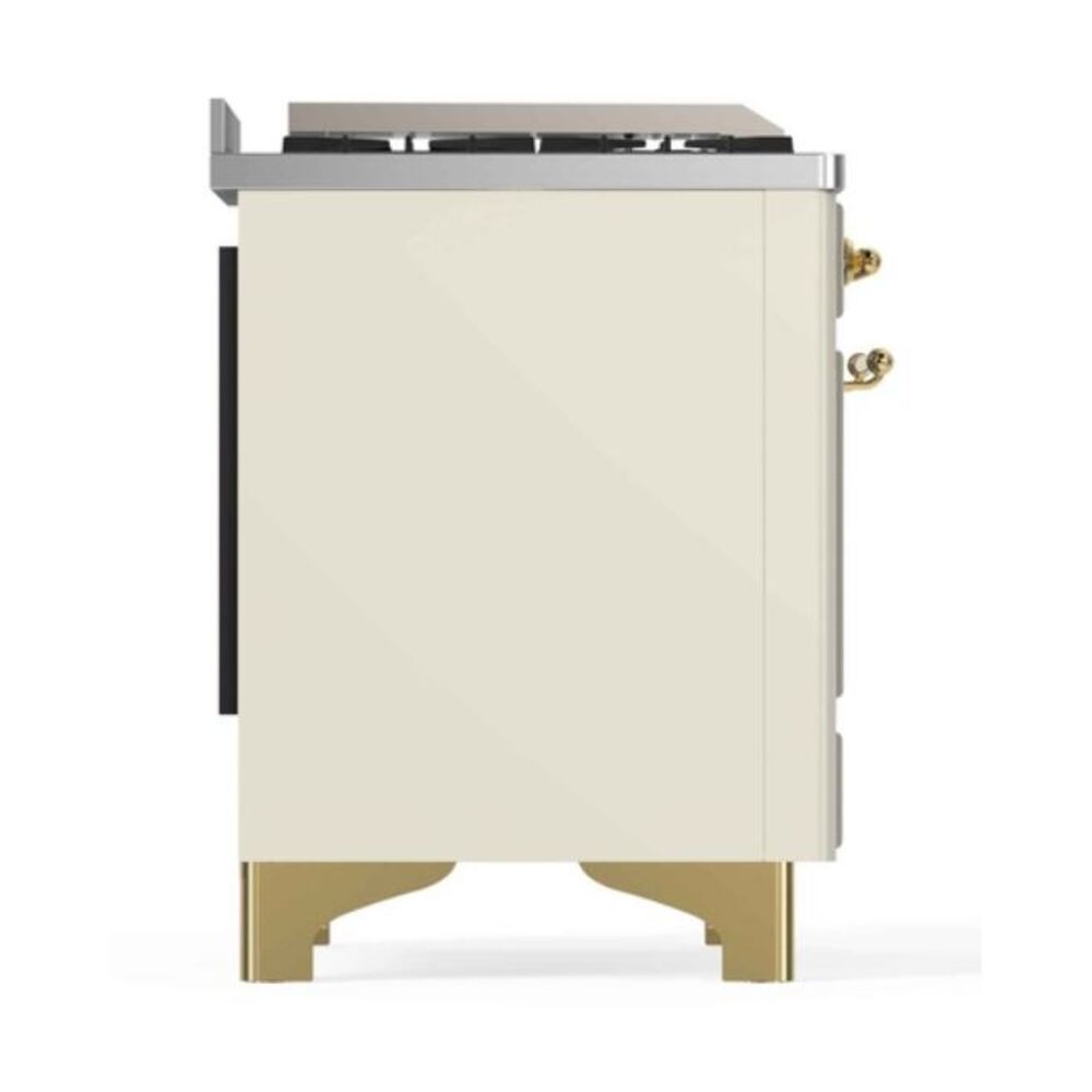 ILVE_UM12FDNS3AWGLP_Majestic_II_48"_Dual_Fuel_Range_Left_Angle
