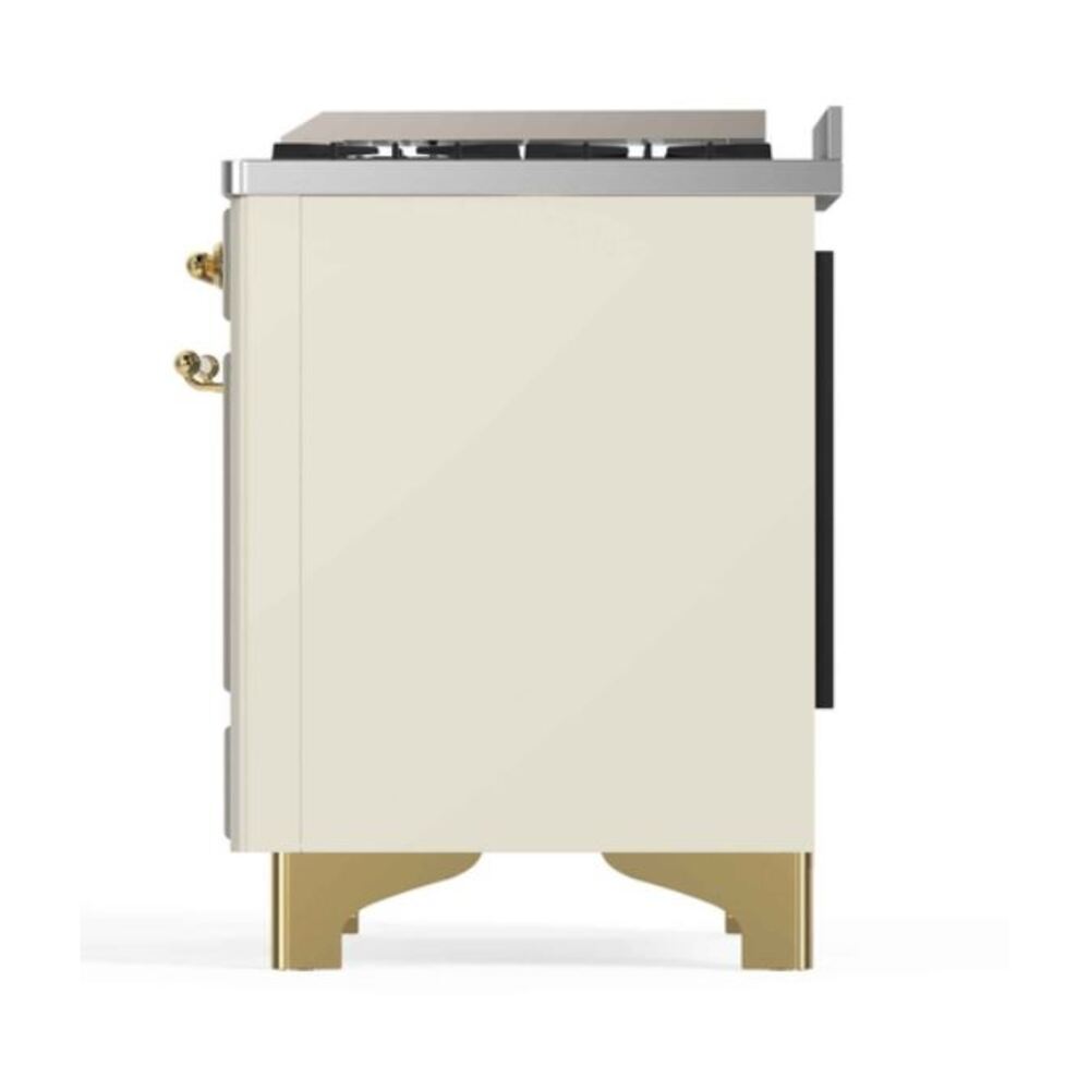 ILVE_UM12FDNS3AWGLP_Majestic_II_48"_Dual_Fuel_Range_Right_Angle