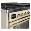 ILVE UM12F Majestic II 48 inch Dual Fuel Range with 8 Burners, Griddle
